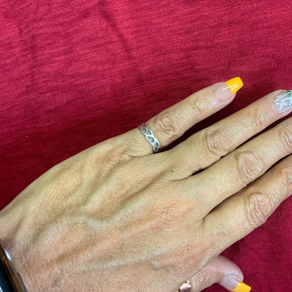 Sterling Silver 925 Geometric Ring